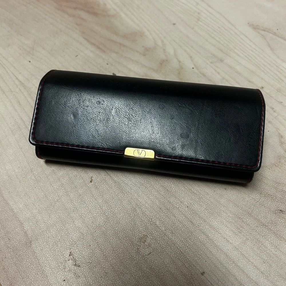 Valentino Black and Red Wallet